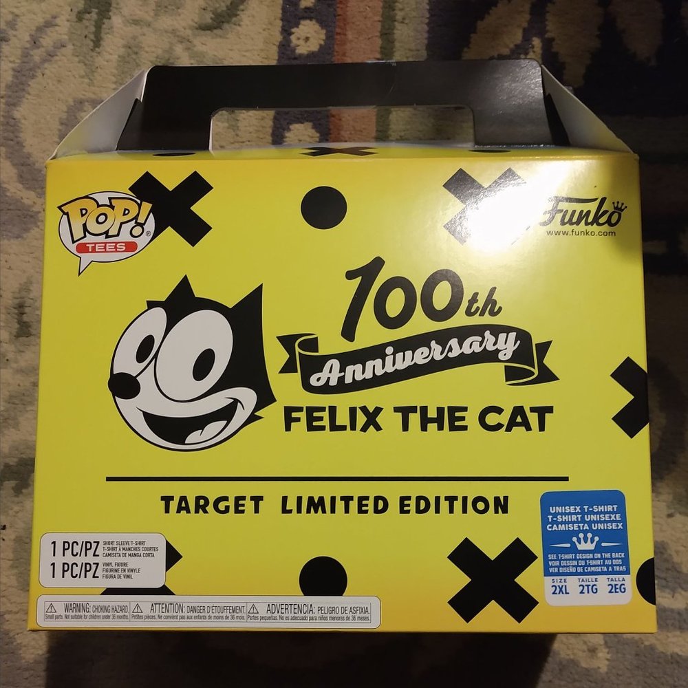 LE Felix the Cat XXL Funko Shirt & POP! NIB